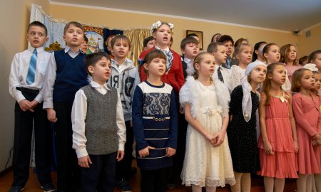Рождественский праздник в воскресной школе Георгиевского храма г. Дедовска