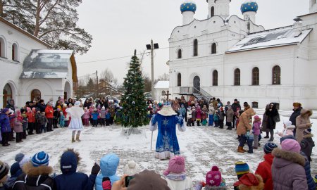 Рождественский праздник в воскресной школе Георгиевского храма г. Дедовска