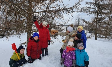 Церковно-экологическая акция «Покормите птиц» в Мансурово.