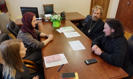Встреча с работниками Управления образованием городского округа Истра в Георгиевском храме города Дедовск