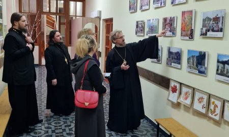 Рабочая встреча в православной школе "Рождество"