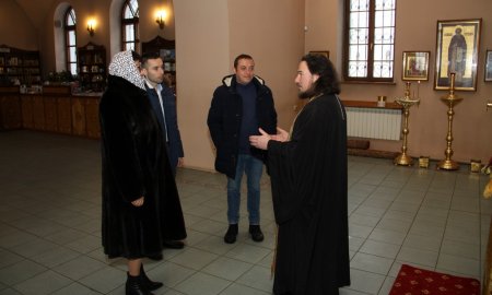 Встреча с медицинскими работниками в Георгиевском храме города Дедовска