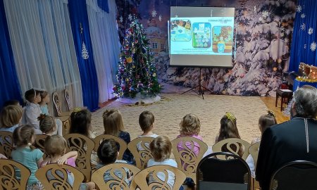 Рождественский праздник в детском саду №19 города Истры