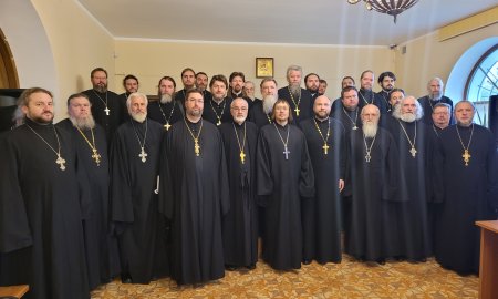 Братское совещание духовенства Истринского благочиния.